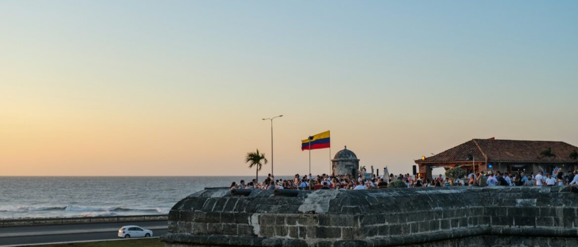 Atardecer en Cartagena de Indias, Colombia
